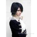 New Kisitani Shinra short black Cosplay Party Hair wig ML49